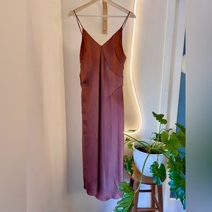 C’est Moi Satin Slip Dress